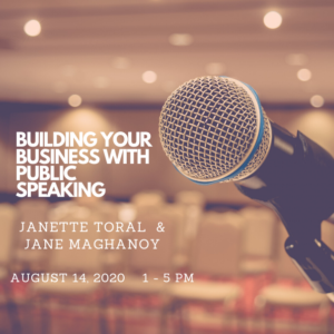 build your business with public speakings